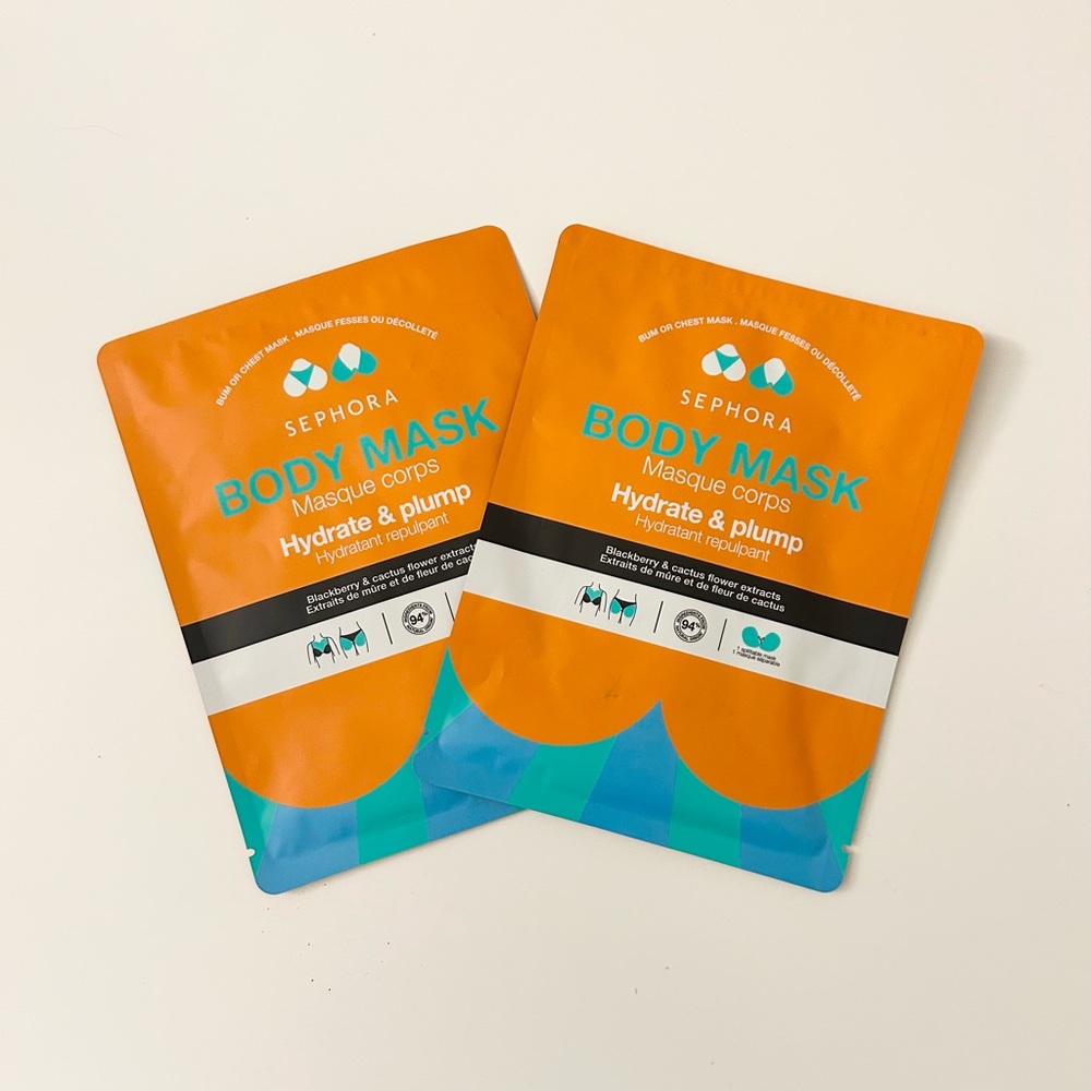 🌸SEPHORA COLLECTION Body Mask Hydrate & Plump for Chest & Bum 1 pack